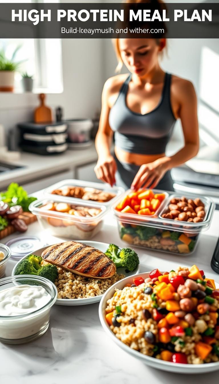 High Protein Meal Plan for Women: Easy Recipes to Build Lean Muscle and Lose Weight