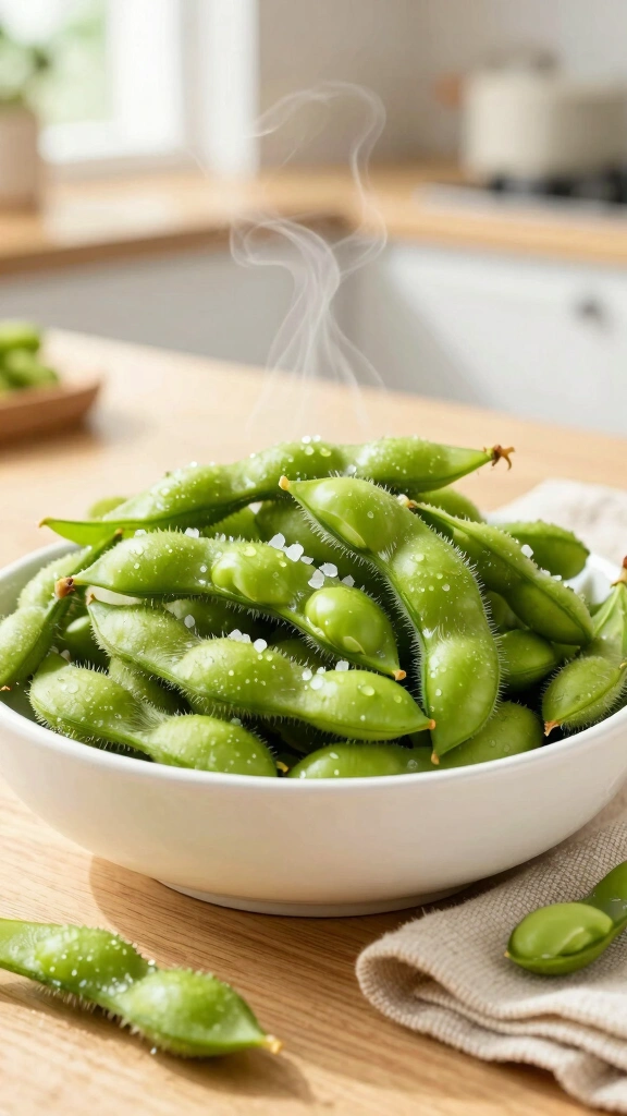 Steamed Edamame Pods
