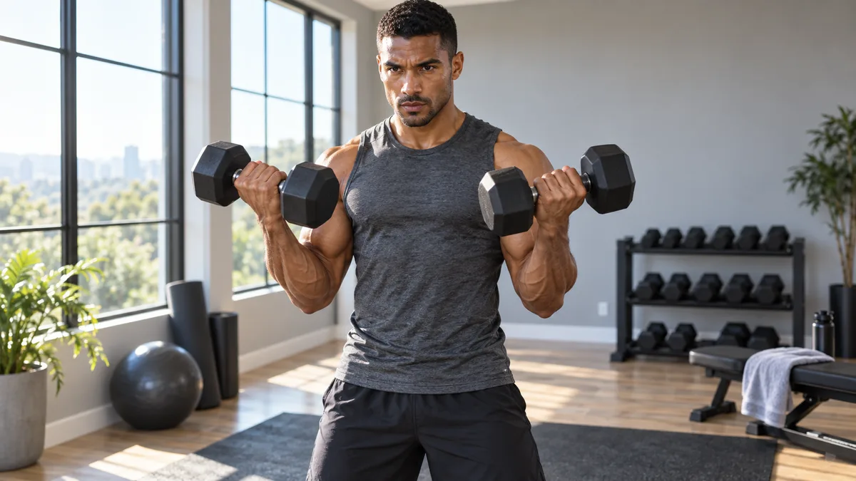 The Full Upper Body Dumbbell Workout Plan for Stronger Arms, Back, and Core