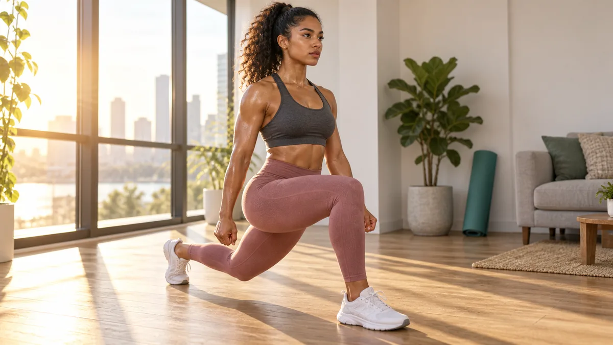 Leg Workout Without the Gym: 10 No-Equipment Moves Women Can Feel in Every Rep