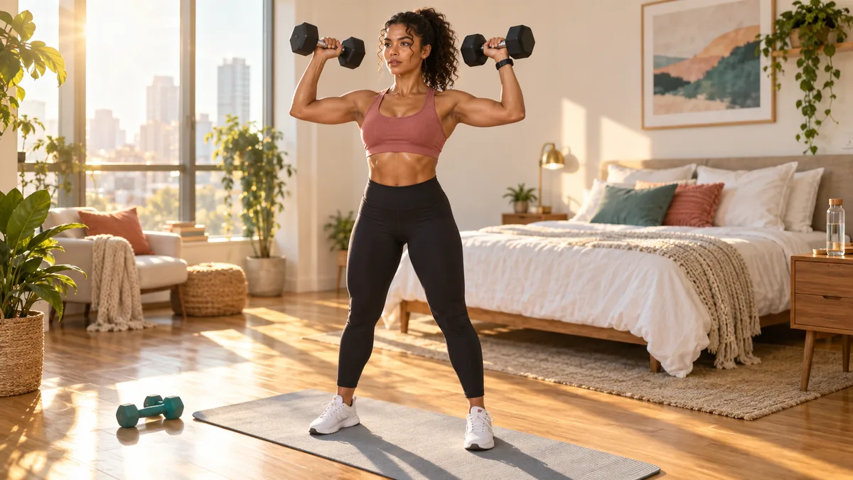 Dumbbells Workout Women: A Beginner-Friendly Printable Routine for Stronger Full-Body Workouts