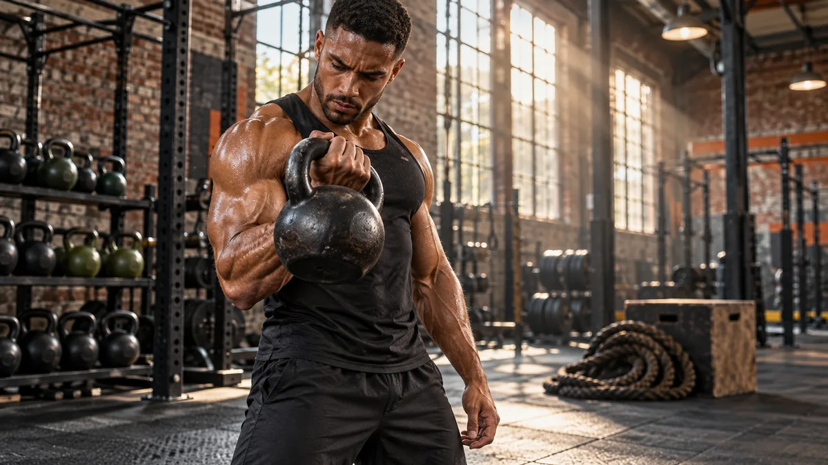 Upper Body Kettlebell Workout: 8 Moves That Build Stronger, More Defined Arms