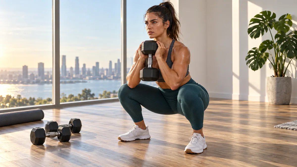 Free Weight Leg Workout: 8 Machine-Free Moves for Stronger, More Powerful Legs