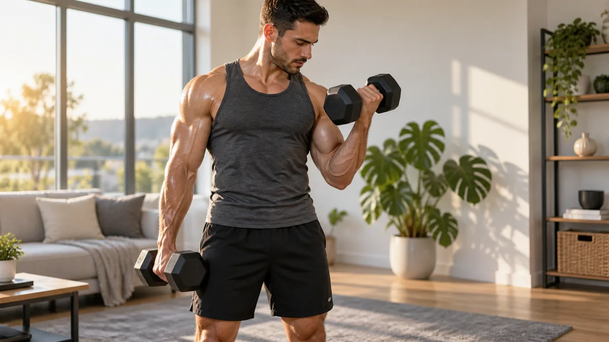 Bicep and Tricep Workout Dumbbell Moves That Build Defined Arms Without a Gym
