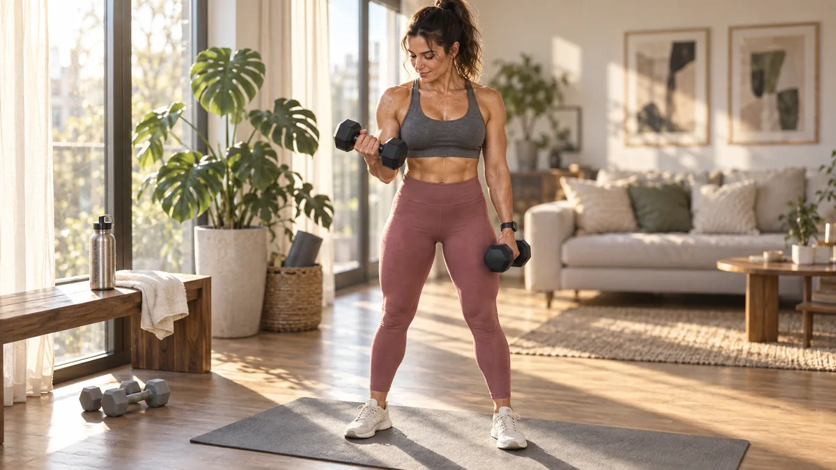 Dumbbell Full Body Workout for Women: The At-Home Routine That Builds Strength Without Hours of Cardio