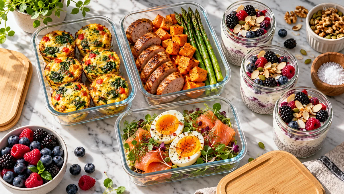 High Protein Breakfast Meal Prep: 10 Make-Ahead Recipes That Keep You Full Until Lunch