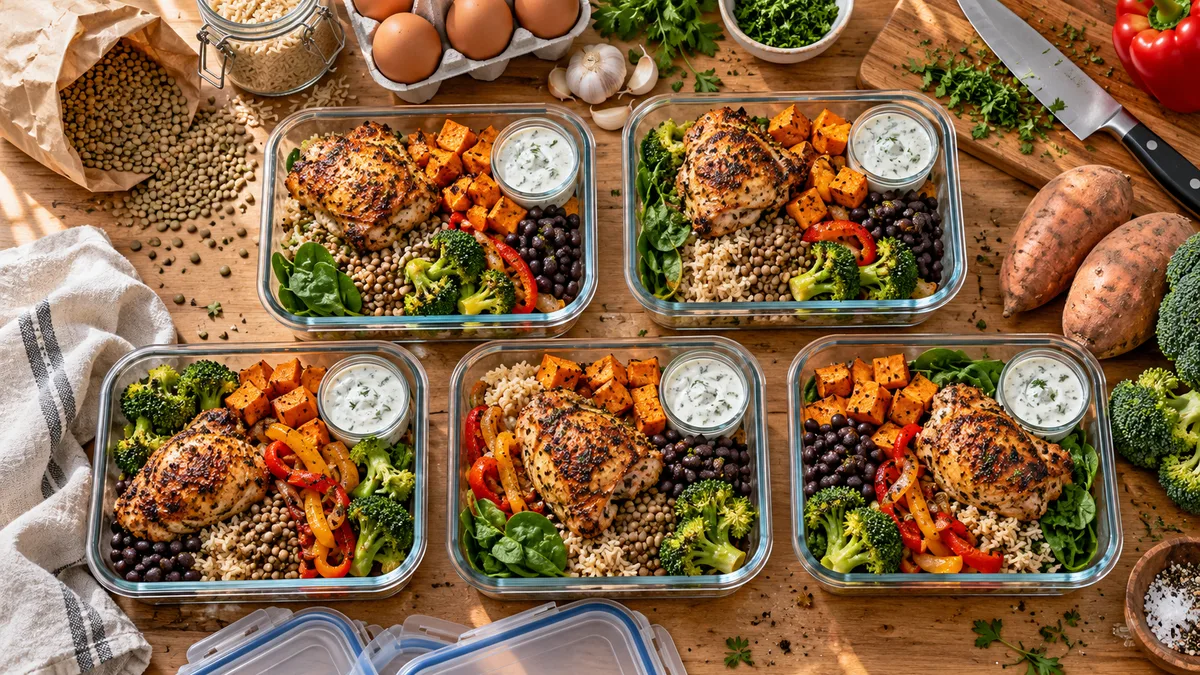 Cheap High Protein Meal Prep That Keeps You Full All Week (Under $5 Per Meal)