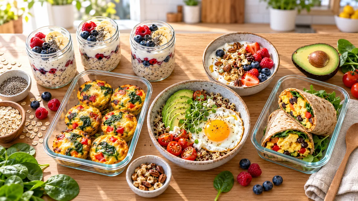 Healthy Breakfast Meal Prep: 10 Easy Recipes That Keep You Full Until Lunch