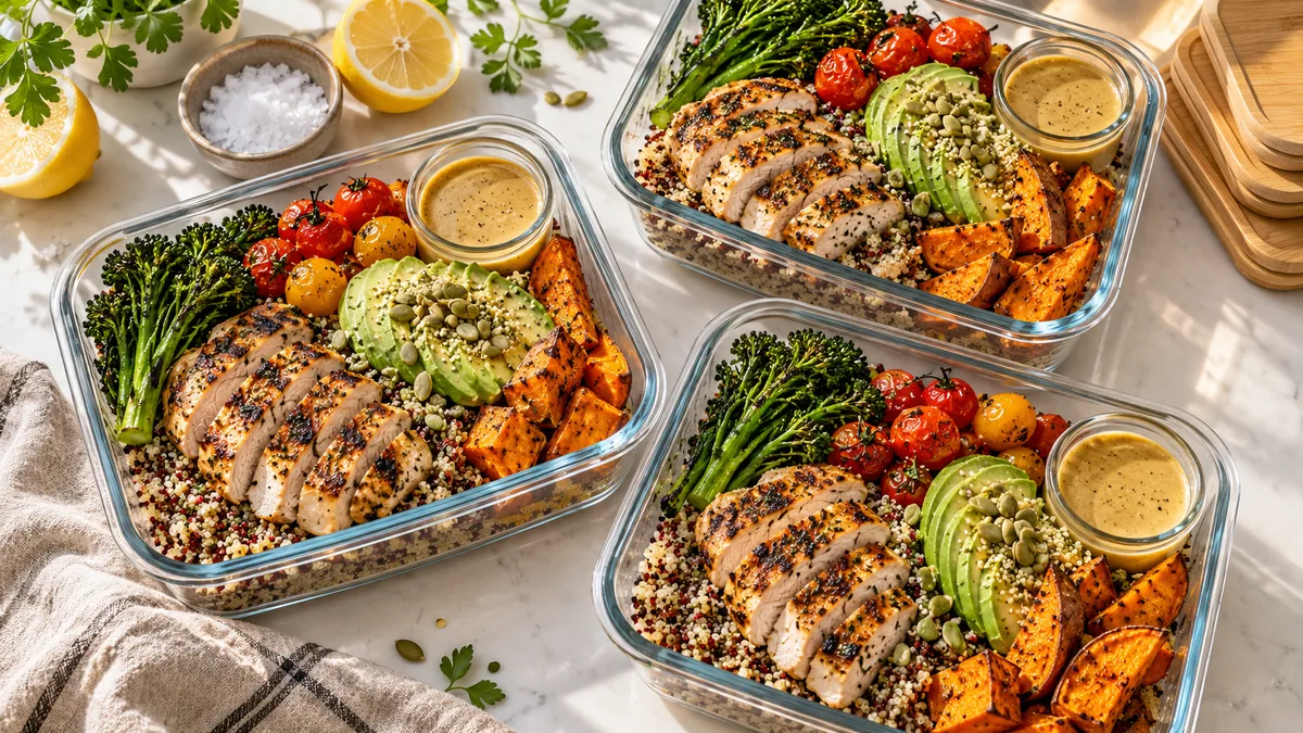Healthy Lunch Meal Prep That Actually Keeps You Full Until Dinner