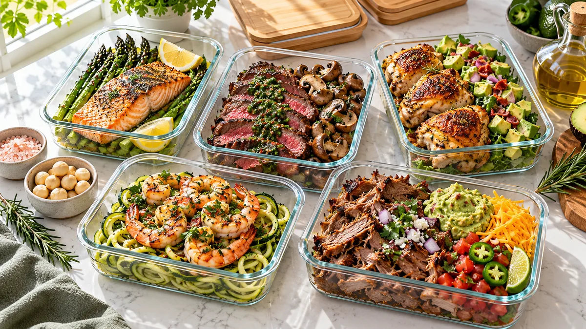 Keto Meal Prep That Keeps You Full All Week (Without Boring Repeats)