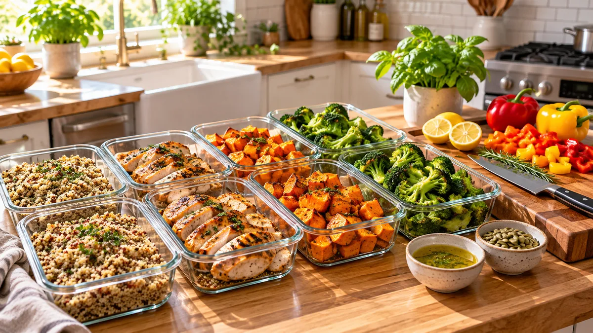 Meal Prep for the Week for Beginners: The Simple Sunday System That Saves 10+ Hours