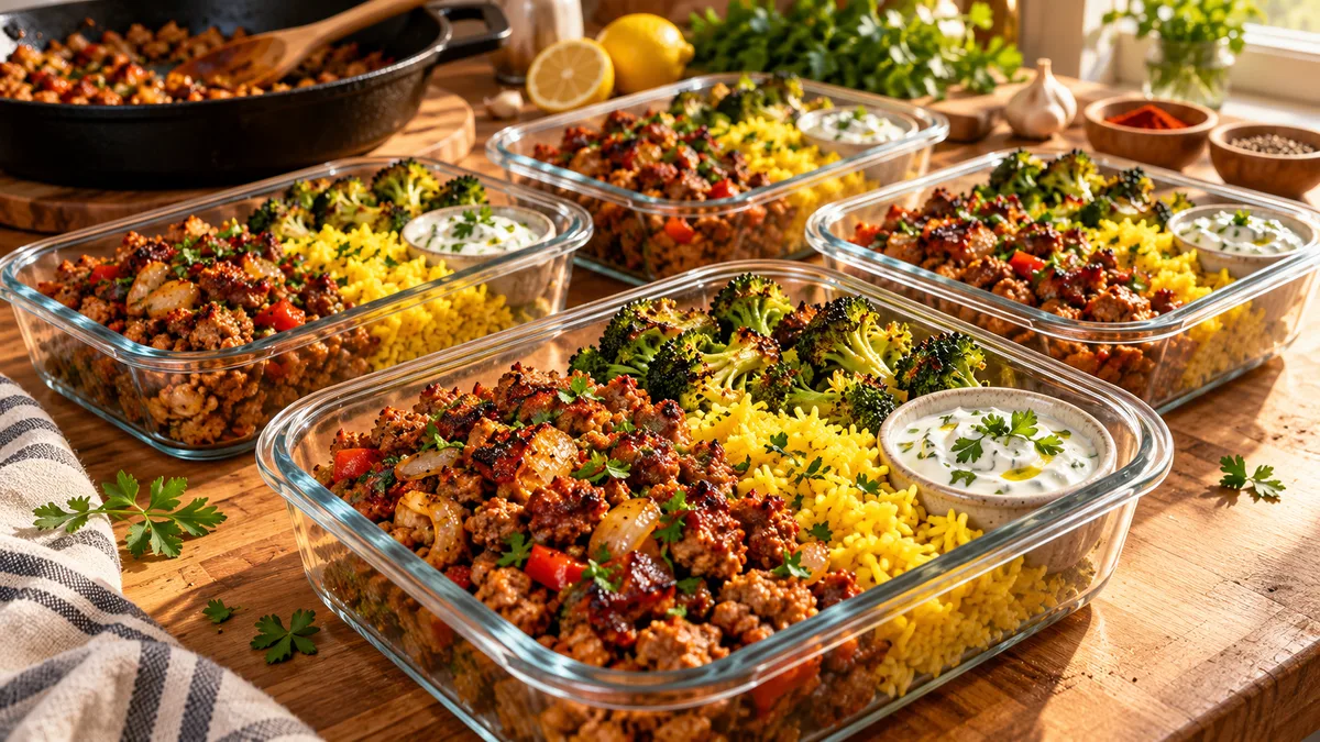 Ground Turkey Meal Prep That Actually Tastes Amazing All Week Long