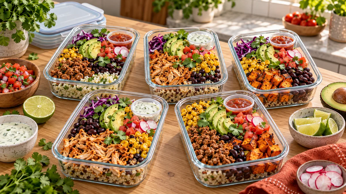 Taco Bowl Meal Prep: 5 Flavor-Packed Recipes That Stay Fresh All Week