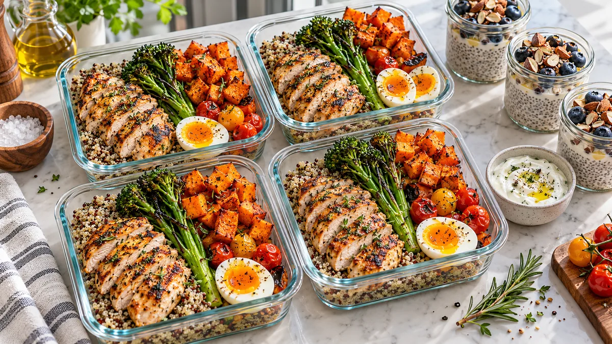 Meal Prep for the Week for Beginners High Protein: The Simple Formula That Keeps You Full Without the Fuss