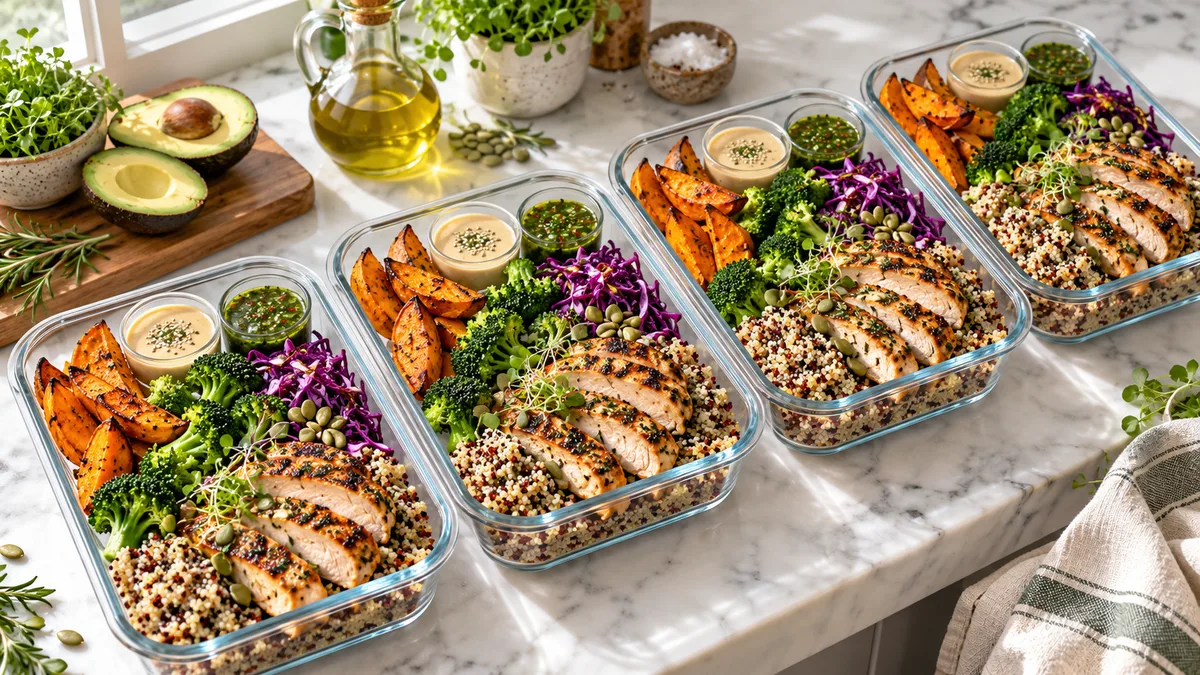 Healthy Lunch Meal Prep for the Week That Actually Keeps You Full Until Dinner