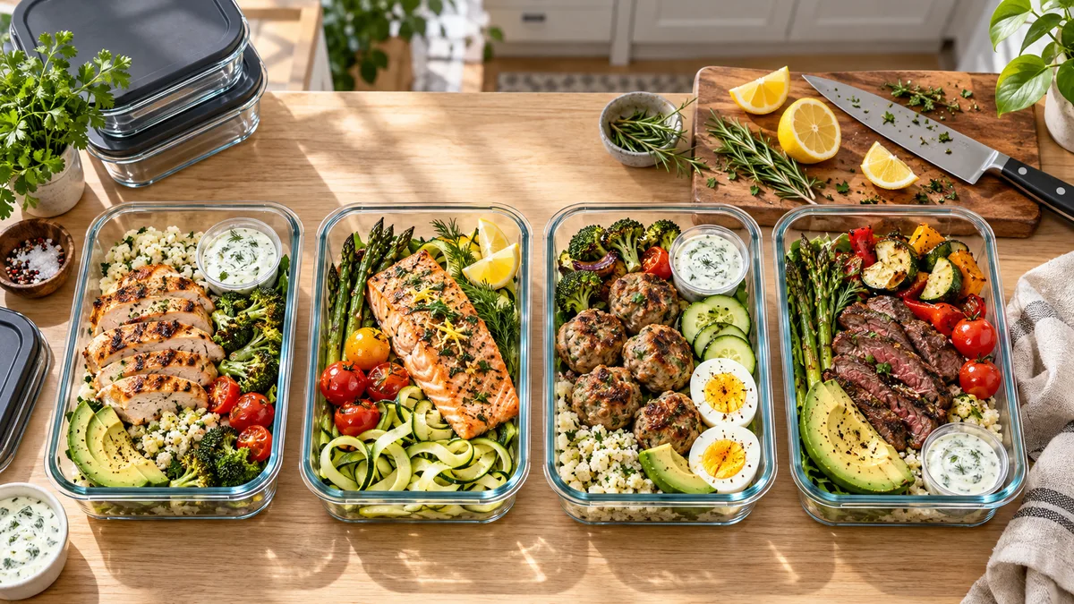 Low Carb High Protein Meal Prep Lunch Ideas Easy Enough for the Busiest Weekdays