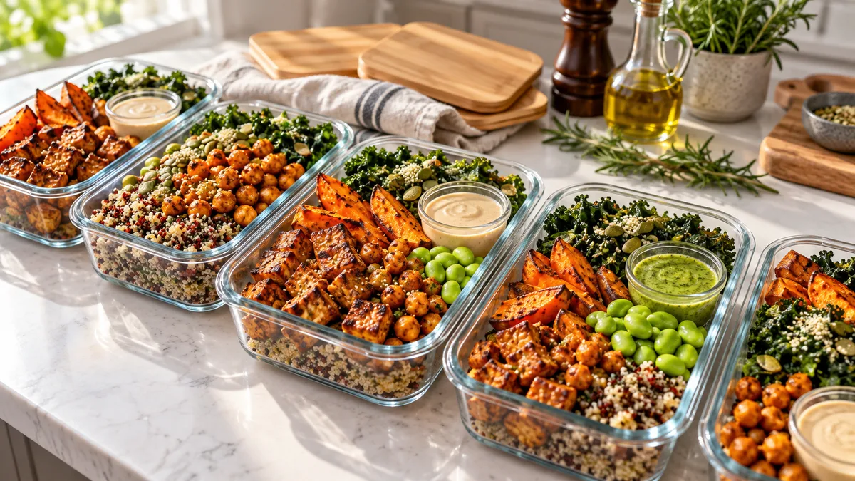 Plant Based Meal Prep That Actually Keeps You Full All Week