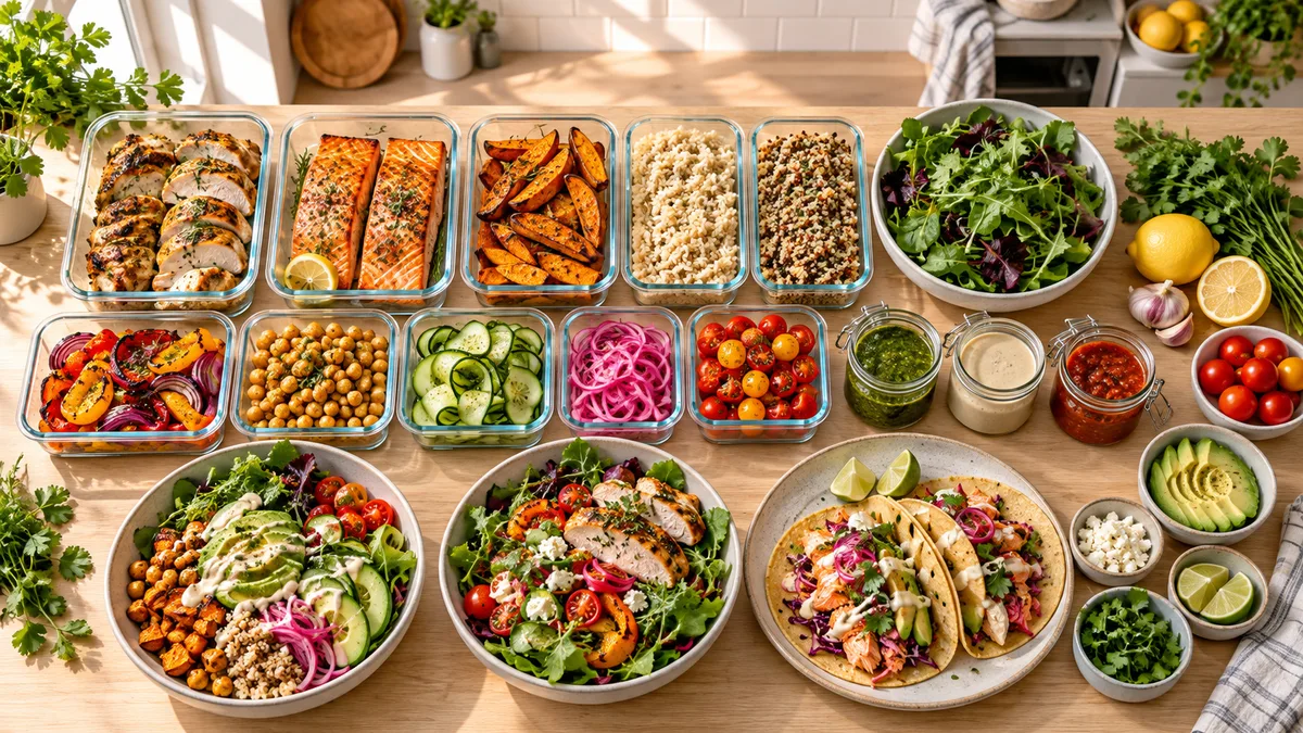 Sunday Meal Prep That Actually Lasts All Week Without Getting Boring