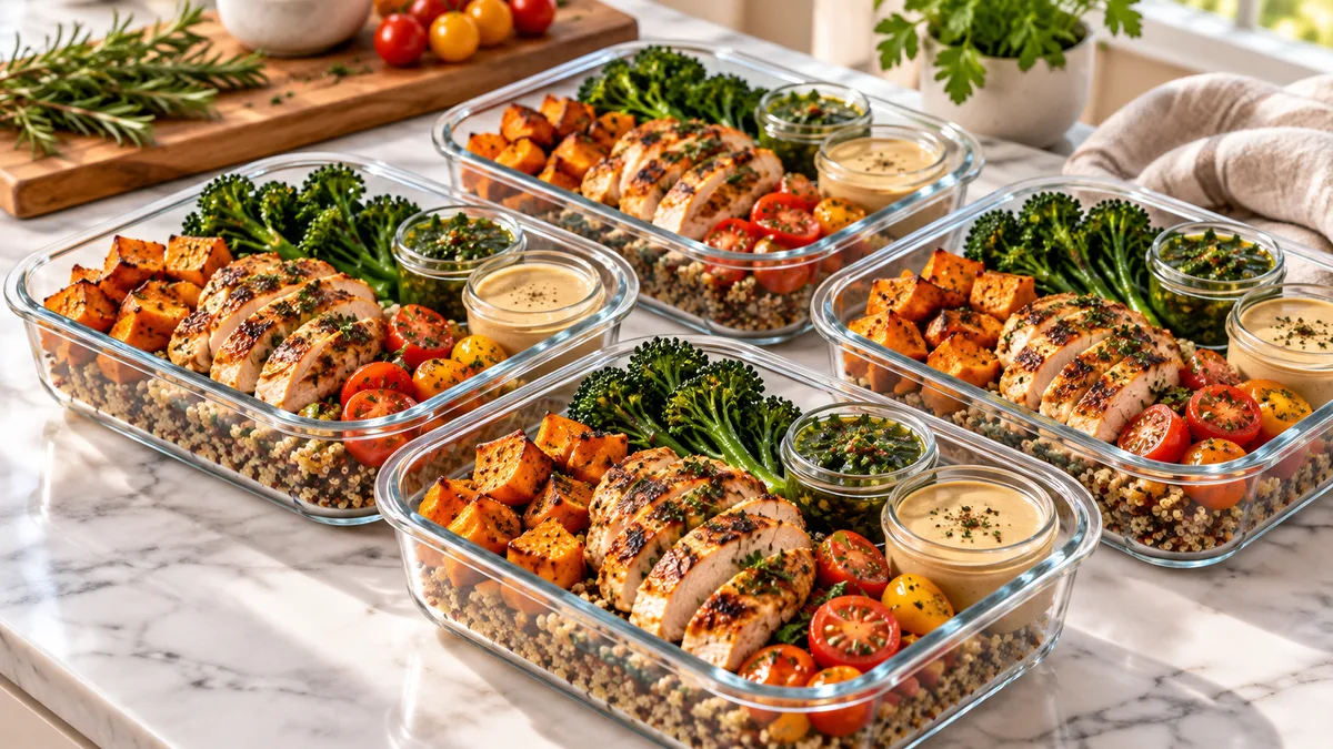 Easy Meal Prep Lunches for Work: High Protein Meals That Stay Delicious All Week