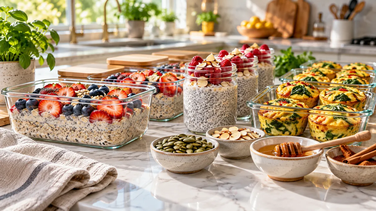 Healthy Breakfast Meal Prep for the Week That Takes Under 30 Minutes on Sunday