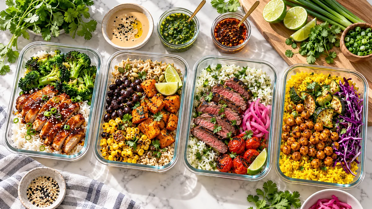 Rice Bowl Meal Prep That Stays Delicious All Week: 7 Flavor-Packed Recipes
