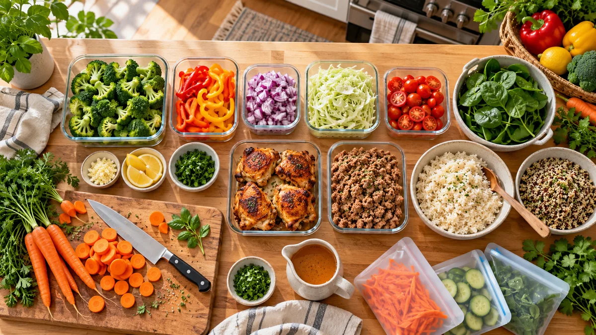 Ingredient Prep for the Week: The Lazy Shortcut That Makes Every Dinner 10x Easier
