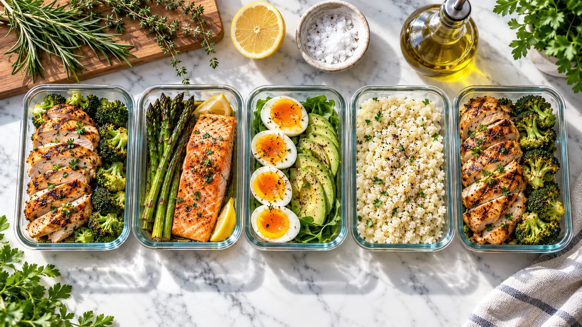Easy Keto Meal Prep That Takes Less Than an Hour All Week