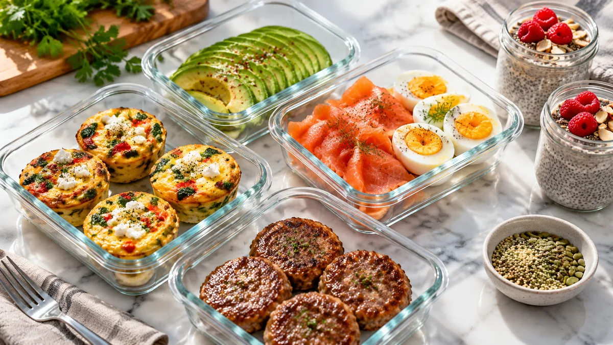 High Protein Meal Prep Breakfast Low Carb Ideas That Keep You Full Until Lunch