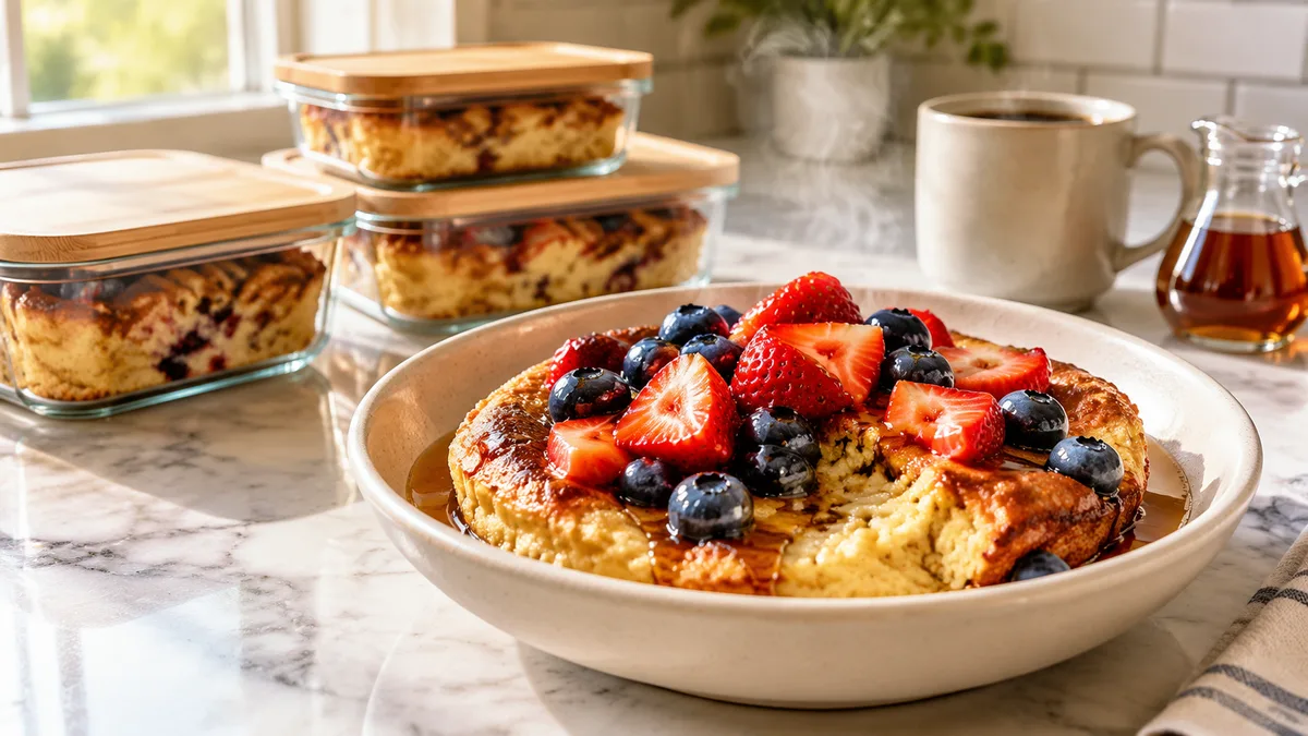 Pancake Bowls Meal Prep: The High-Protein Breakfast Hack That Saves My Mornings