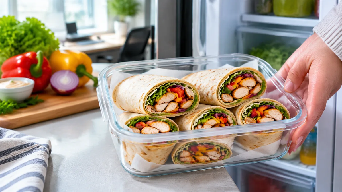 Meal Prep Wraps Lunch Ideas That Stay Fresh All Week (No Soggy Tortillas)