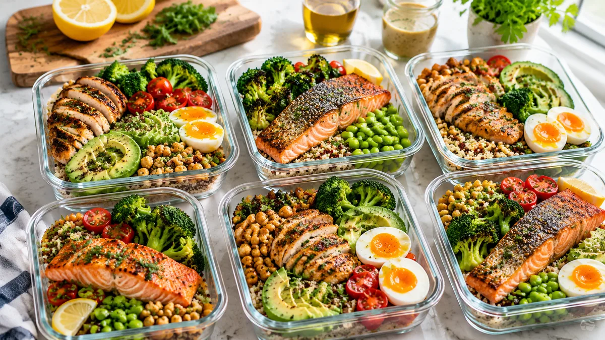 Meal Prep for the Week High Protein Easy: 10 Fridge-Ready Recipes That Keep You Full Until Dinner